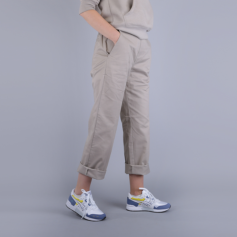 женские бежевые брюки Stussy Standart Trouser 216052-sand - цена, описание, фото 1